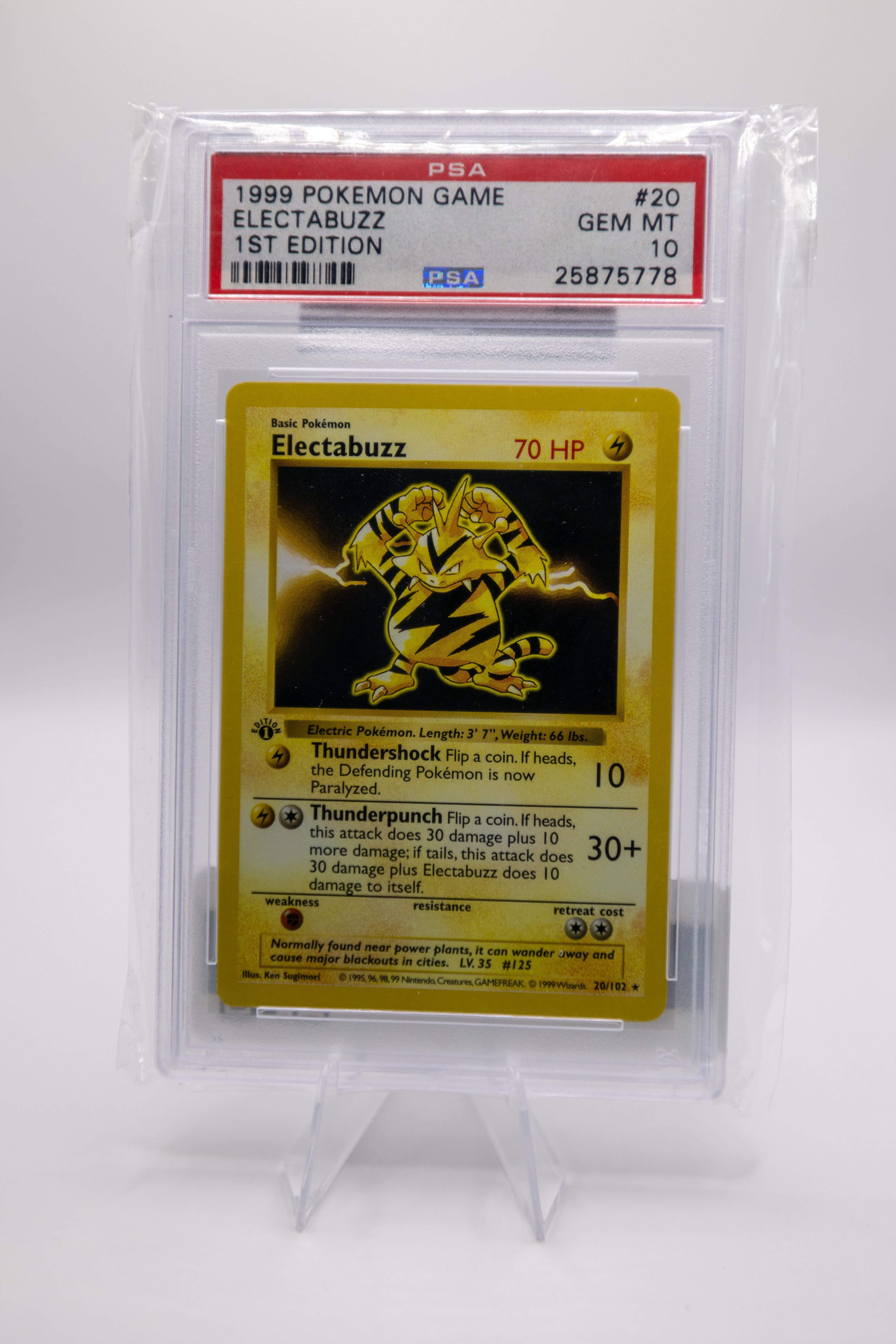 PSA 10 1st offers Edition Jasmine’s Electabuzz