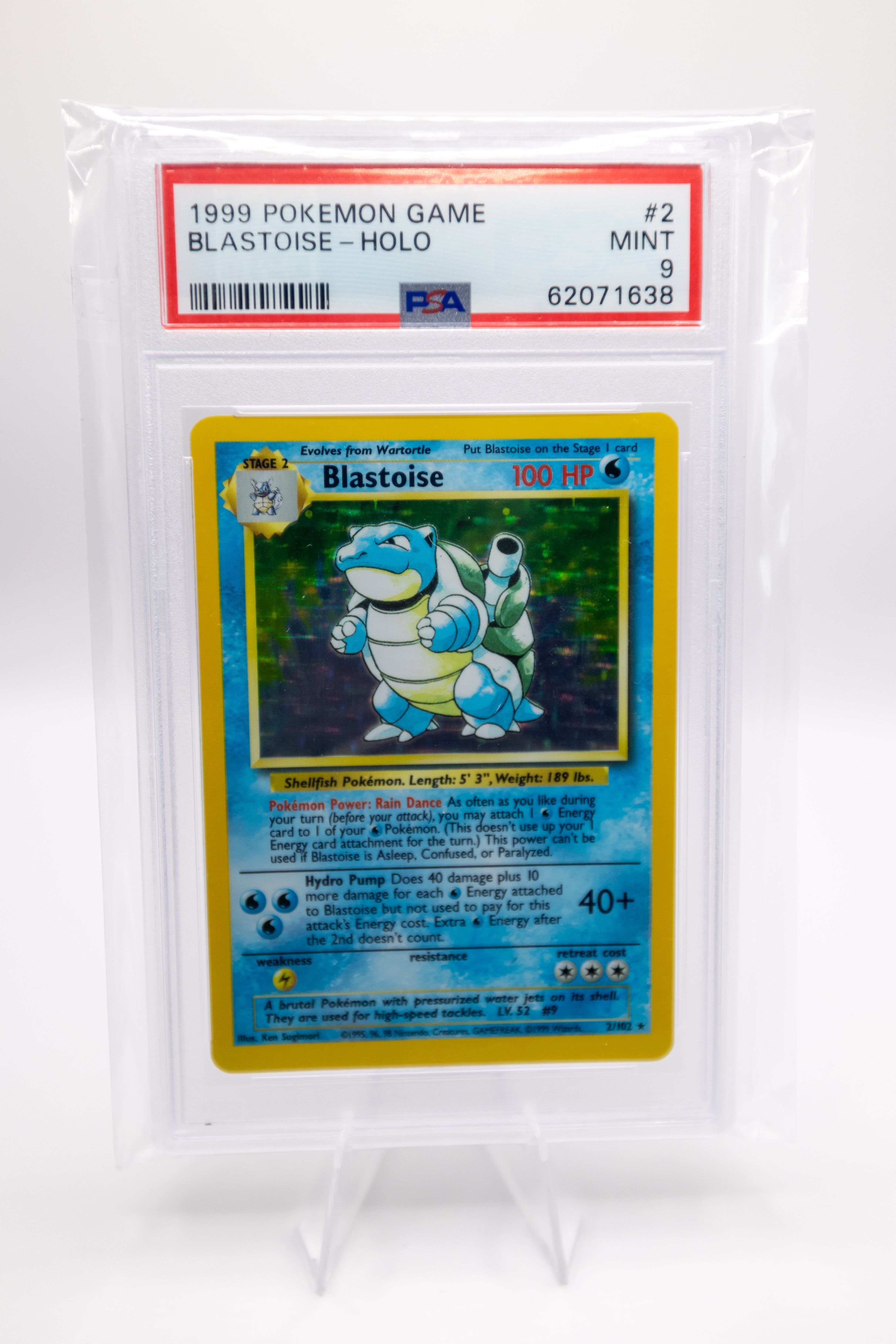 Blastoise shops Base 2/102 Holo